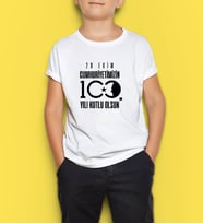 BK Gift 29 Ekim Tasarımlı Erkek Çocuk Beyaz Tişört-10, Arkadaşa Hediye, 29 Ekim Hediyesi Hediyesi, Trend Tişört, 100.Yıl Hediyesi