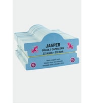 Jasper & Oğlak Burç Bileklik Kartı (Mavi)