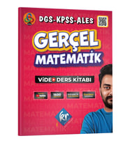 Gerçel Matematik DGS KPSS ALES Video Ders Kitabı Kr Akademi Yayınları