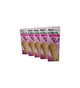 Roll Klasık Yara Bandı 10lu Ekonomik Tekstil Yara Bandı 5 Paket