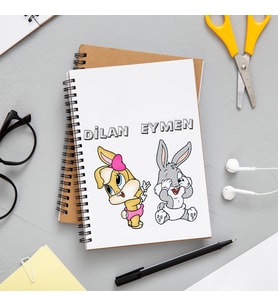 Lola & Bugs Bunny Defteri Kişiye Özel