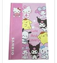 Sanrio Karakterleri Sert Kapaklı Not Defteri