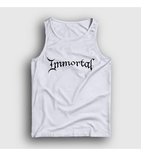 Presmono Unisex Beyaz Logo Immortal Atlet 150923tt (Beyaz)