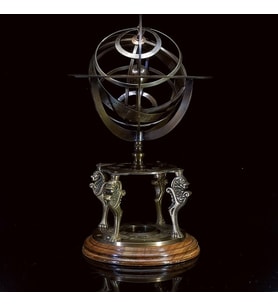 Viktoryen Dönem Tarzı / Tasarım Büyük Boy Pusulalı Pirinç Horoskop