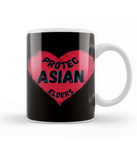 Protect Aapi Asian Elders Kupa Bardak Porselen
