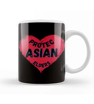 Protect Aapi Asian Elders Kupa Bardak Porselen