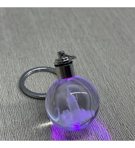 Ledli Galata Kulesi Tasarımı Kristal Anahtarlık Alk3780