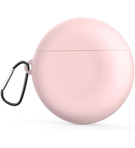 Huawei Freebuds 4 İle Uyumlu Kılıf, Çengelli Smooth Matte TPU, Pembe