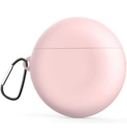 Huawei Freebuds 4 İle Uyumlu Kılıf, Çengelli Smooth Matte TPU, Pembe