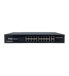 LNG30316GE 16 PORT FULL GIGA POE 2 PORT UPLİNK 100/1000MB 1 SFP PORT SWİTCH EAN CODE: 868213806461 (UNMANAGED)