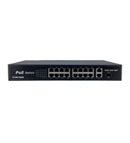 LNG30316GE 16 PORT FULL GIGA POE 2 PORT UPLİNK 100/1000MB 1 SFP PORT SWİTCH EAN CODE: 868213806461 (UNMANAGED)