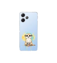 Redmi 12 ile Uyumlu Splash Mirket Tasarımlı Şeffaf Silikon Kılıf