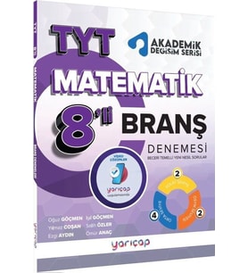 TYT Matematik 8 li Branş Denemesi YarıÇap Yayınları