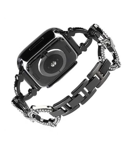 ???Apple Watch Ultra 49mm Kordon KRD-57 Metal Kordon (Siyah)