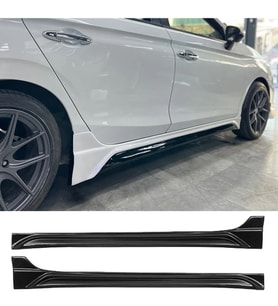 Honda City Yan Marşpiyel Seti Plastik 2 Adet Mat Siyah 2022 2023 2024 2025 karlık+ek+bodykit