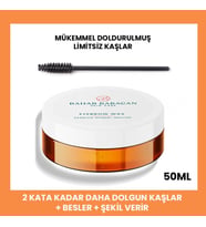 Bahar Babacan Kalıntı Bırakmayan Özel Dokulu Hacim Veren Kaş Sabitleyici ve Şekillendirici Wax 50ml