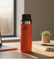 Stanley Trigger Action Travel Mug Termos 0,47 L Turuncu