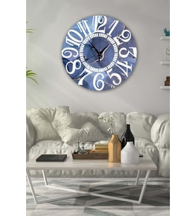 Retro Tasarımlı Duvar Saati 35x35 Cm