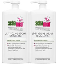 Sebamed Yüz ve Vücut Temizleyici Likit 750 ML (2 Li Set)