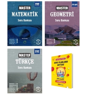 TYT Master Matematik Geometri ve Türkçe Soru Bankası 3lü Set