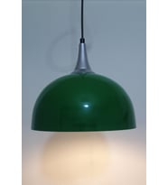 RİOLİGHT 1RETRO,RUSTİK,MODERN GÜMÜŞ AKSESUARLI MUTFAK,ODA,CAFE İÇİN TEKLİ METAL SARKIT ÇAP:30CM (Yeşil)