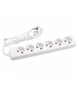 Mey İthalat® Viko Multi-let Kablolu Grup Priz 6'' lı 5 Metre