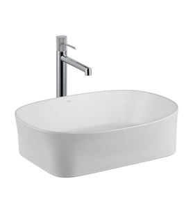 E-W1051MB Tezgah Üstü Lavabo Mat Beyaz