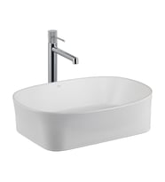 E-W1051MB Tezgah Üstü Lavabo Mat Beyaz