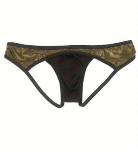 Erkek Gold Metalik Jkstrap İç Giyim