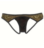 Erkek Gold Metalik Jkstrap İç Giyim