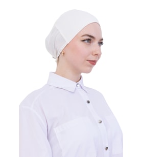 Pratik Bone Pamuklu Tesettür İç Bone, Başörtüsü İçin Hazır Viskon Şapka, Namaz Günlük Kullanım İçin