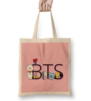 Bts Army Bt21 GIFT Bez Çanta Uzun Saplı
