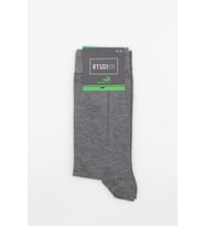 Gri Bambu Düz Çorap 1060245100