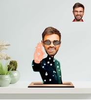 Kişiye Özel Matrix Neo Karikatür Ahşap Biblo