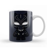 Black Panther Minime Version Kupa Bardak Porselen