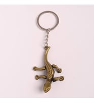 3D KERTENKELE TASARIM BRONZ-KROM ANAHTARLIK-ANAH184
