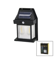 2 LAMBA SOLAR - SENSÖRLÜ APLİK DUVAR LAMBASI DIŞ MEKAN 5.5V - 1W - 1800mAh (5343)