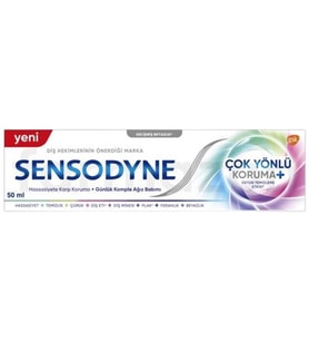 Sensodyne Çok Yönlü Koruma Gelişmiş Beyazlık Diş Macunu 50 ml