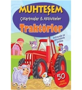 Muhteşem Çıkartmalar ve Aktiviteler Traktörler