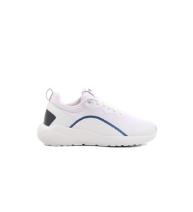 Walkway Beyaz Fileli Hafif Unisex Spor Ayakkabı Dera 640 G (Beyaz - Lacivert)