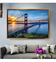 Altın Çerçeveli dekoratif tablo l1558 (Gold)
