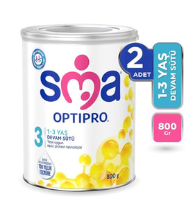 SMA Optipro 3 Bebek Maması 800 gr 2 Adet