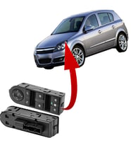 Opel Astra H Sol Dörtlü Cam Düğmesi Anahtarı 2003--2011