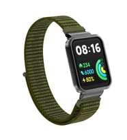 Xiaomi Redmi Watch 2 Lite Uyumlu Kordon Hasır Örgü Cırt Cırtlı Zore KRD-61 Kayış