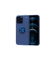 Apple İphone 13 Pro Kılıf Range Yüzüklü Silikon - Mavi