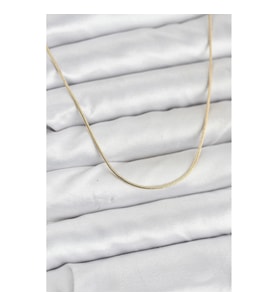 Mey İthalat® CM 14K Gold Renk Yılan Zincir Model Kadın Kolye