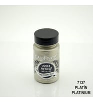 Cadence Dora Hybrid Metallic For Multisurfaces Her Yüzey İçin Akrilik Boya 90 ml. 7137 PLATİN 