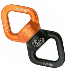 KONG Dancer Swivel Döner Fırdöndü Bağlantı Aparatı – 42 kN  RFU PPE-R/11.135 Sertifikalı 948ON0400KK (Turuncu)