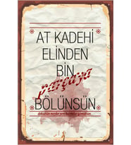 TSM  Tasarımlı Ahşap Poster