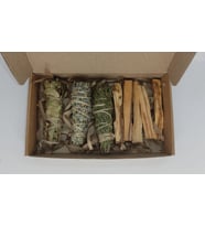 Doğal Ağaç ve Bitki Tütsü Seti ( Defne-Lavanta-Ardıç-Palo Santo )